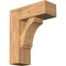 Ekena Millwork Imperial Block Smooth Bracket w/ Offset Brace, Western Red Cedar, 7 1/2"W x 20"D x 24"H BKT0806X20X24IMP05SWR - alternate 1